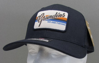 Grundens Script Trucker Snapback Hat