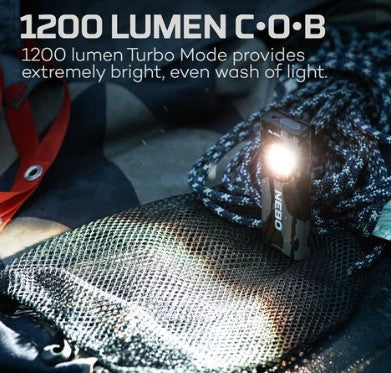 NEBO SLIM+ 1200 Rechargeable Pocket Light - Mossyoak Bottomlands.