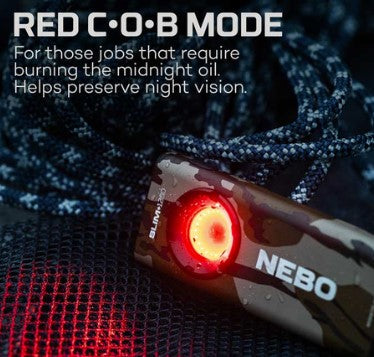 NEBO SLIM+ 1200 Rechargeable Pocket Light - Mossyoak Bottomlands.