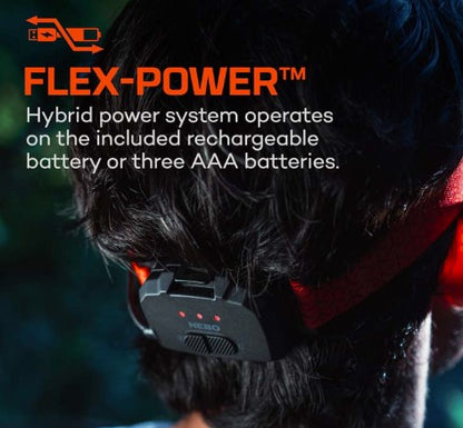 NEBO Curvbeam 600 Flex Headlamp.