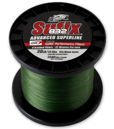 Sufix Green 3500YDS 65lb Braided Fishing Line 660-465G