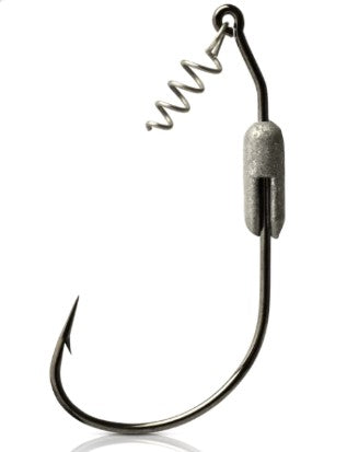 Mustad Hooks 91768S116 1/16oz Weighted Power Lock Plus Spring Keeper Hook