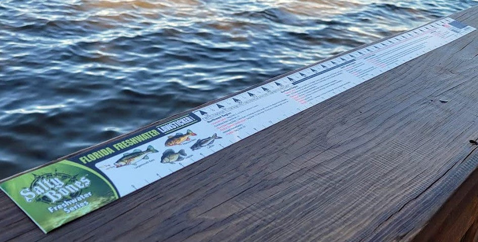 Salty Bones Florida Freshwater Vinyl Lawsticker - 36"