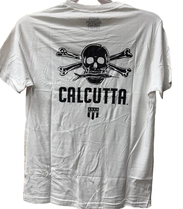 Calcutta Original Logo Short Sleeve T-shirts White