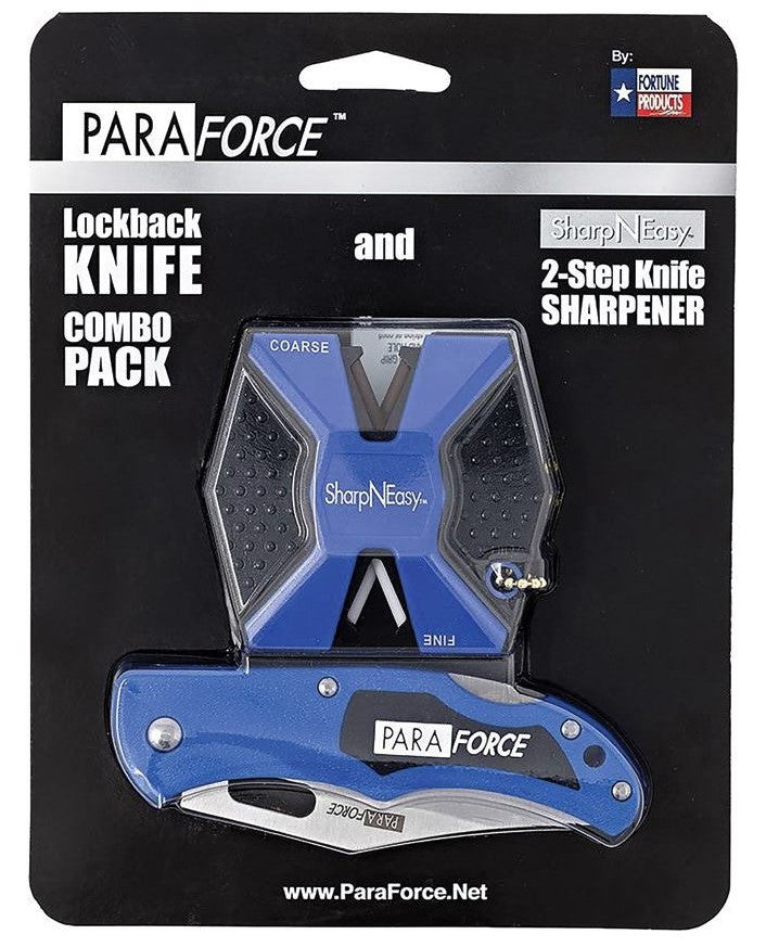 AccuSharp 810C ParaForce Lockback Knife & Sharpener Handles.