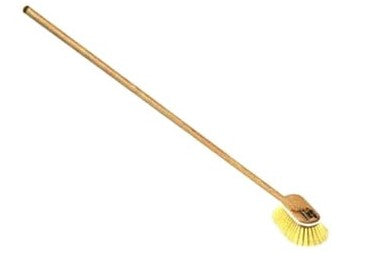 Shurhold Soft 6" Yellow Brush with 48" Wooden Handle