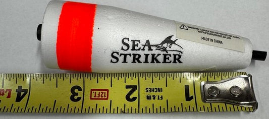 Sea Striker Slotted Foam Flat Red / White Weighted