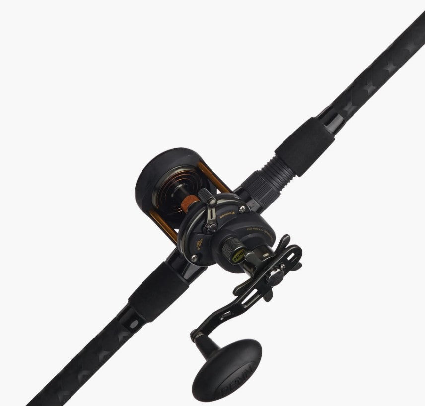 Penn SQLII15SD1220C102 Squall II Star Drag Conventional Rod & Reel Combo 2-Piece 10' 12-30lb