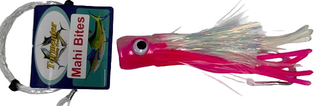 Tormenter Mahi Bites Rigged Trolling Plastic Squid Lure