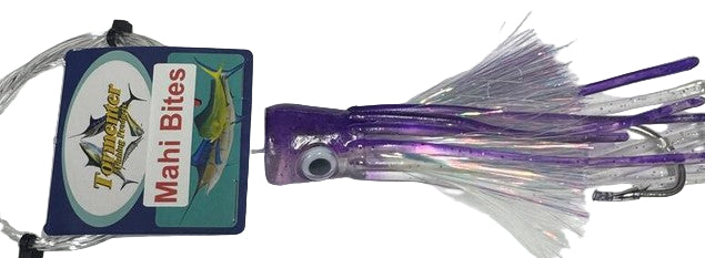 Tormenter Mahi Bites Rigged Trolling Plastic Squid Lure