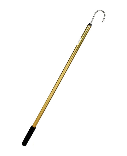 Sea Striker Gold Anodized Aluminum Gaff Stainless Steel Hook With Hook Cover