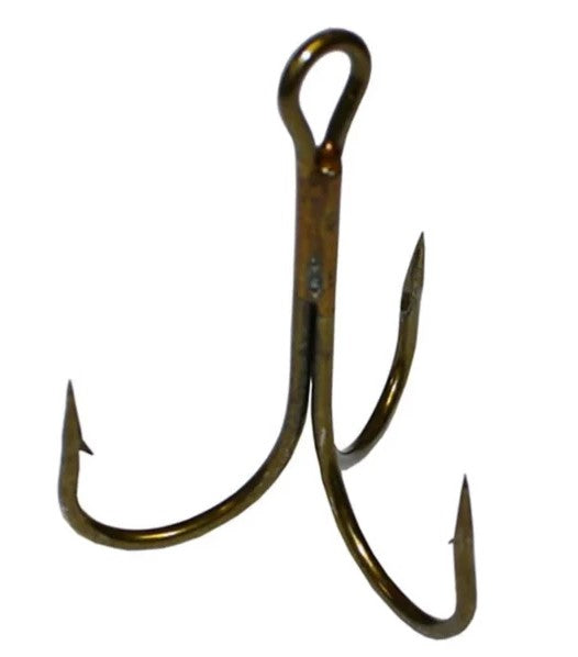 Eagle Claw 12060-089 Bronze Treble Hooks 8/0 36Count