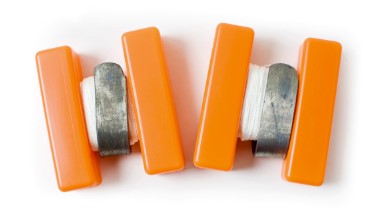 Eagle Claw Fish Marker Buoy - Orange - 2- Pack 75' 6oz Weight