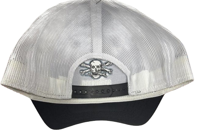 Calcutta Adjustable Trucker Snapback Hat With Mesh Back