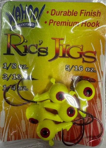 Fish Hawk Ric's Red Hots Jig Head Red Hook