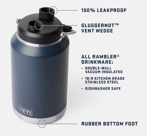 YETI Rambler One Gallon Jug.