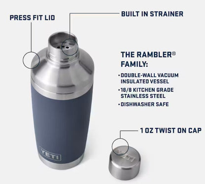 YETI Cocktail Shaker 20 Ounce.