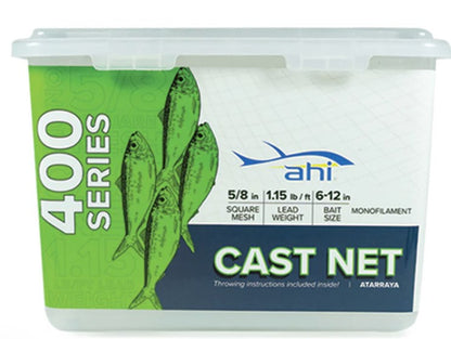 Ahi 400 Series Cast Nets 5/8" Monofilament Mesh
