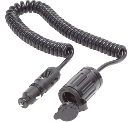 Blue Sea Moisture Resistant 12 Volt Plug Extension with Built-in Fuse and Watertight Cap.