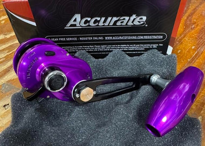 Accurate Valiant 2 SPJ VT-300-SPJ-PUB Custom Purple Black Reel