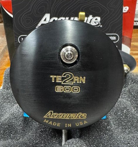 Accurate Tern 2 TXD-600X-MBIBG Custom Matte Black / Ice Blue / Gold Reel