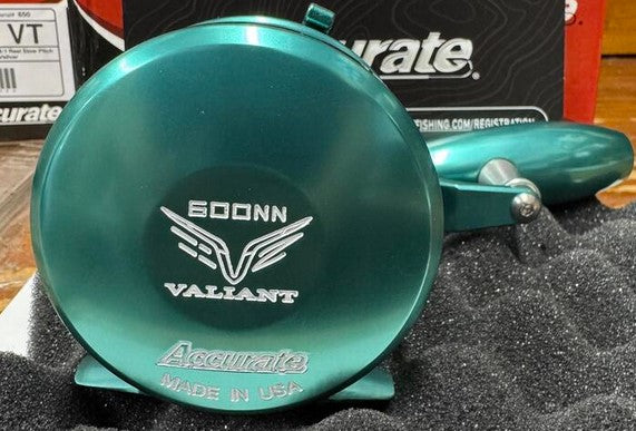 Accurate Valiant 2 VT2-600NN-SPJ-SF Narrow Narrow Custom Seafoam Reel 2 Speed Slow Pitch