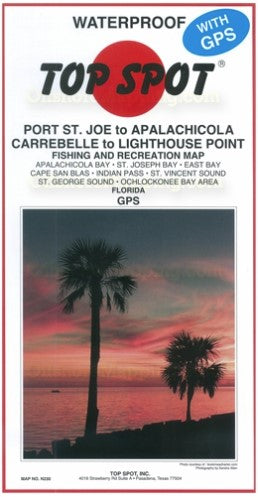 Top Spot Map N-230 Port St. Joe to Apalachicola