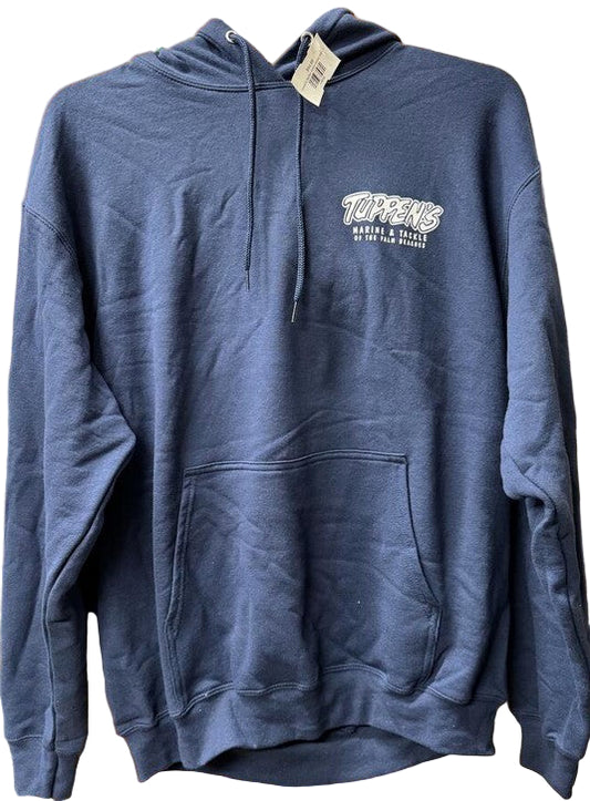Tuppen's Sailfish Cotton Hoody Navy