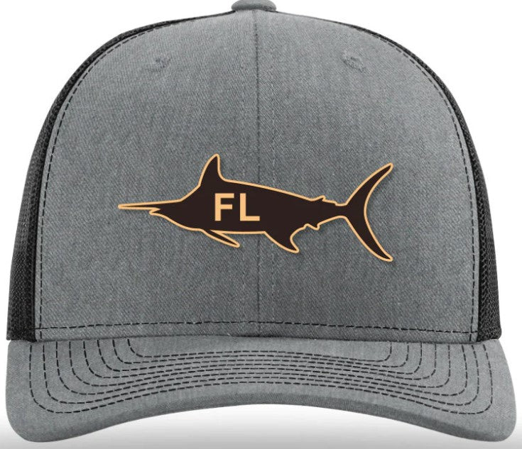 Lost Wando Florida Marlin Leather Patch Hat Snapback