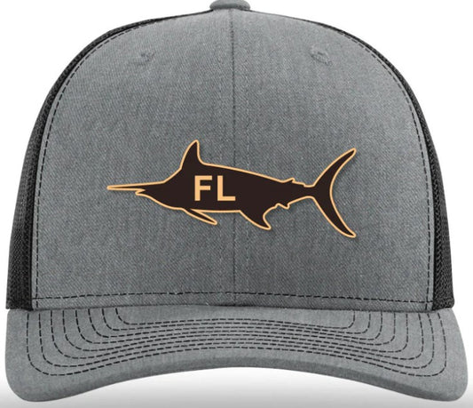 Lost Wando Florida Marlin Leather Patch Hat Snapback