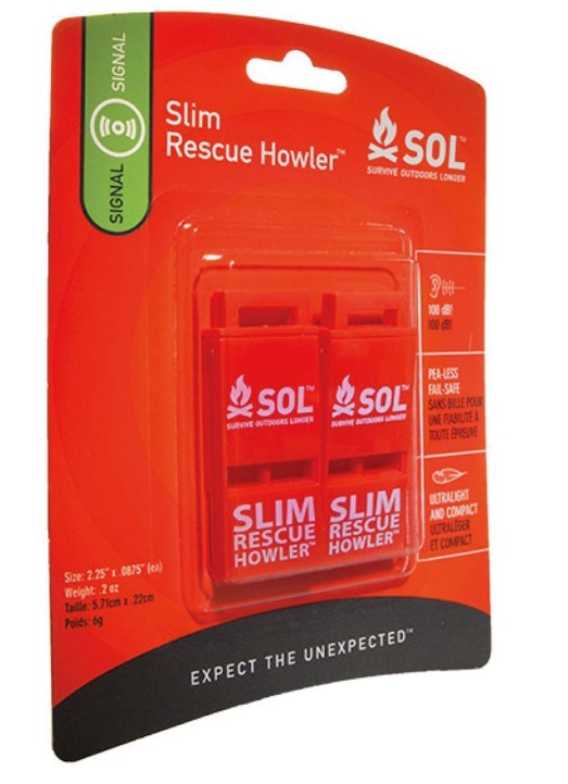 Slim Rescue Howler Whistler.