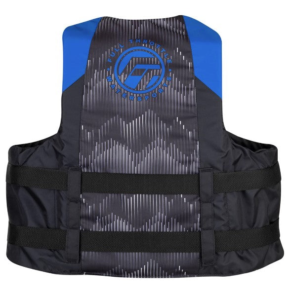 Full Throttle Adult Dual-Sized Nylon Water Sports Type III Life Vest.