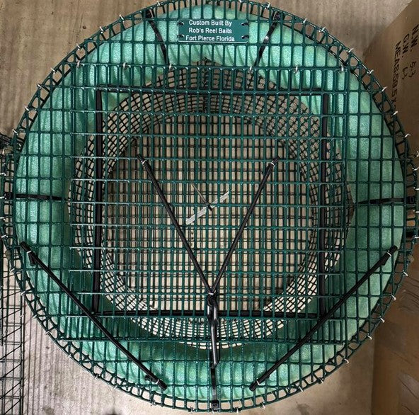 Rob's Reel Bait Mini Floating Bait Pen Trap Circle 18"x 18"x 18"
