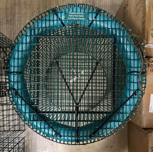 Rob's Reel Floating Bait Mini Bait Pen Trap Circle Tall 18"x 18"x 24"