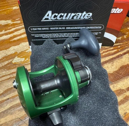 Accurate Valiant 500 6:1 BV-500 Custom Green Gunmetal Reel