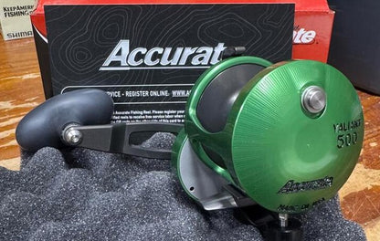 Accurate Valiant 500 6:1 BV-500 Custom Green Gunmetal Reel