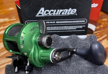 Accurate Valiant 500 6:1 BV-500 Custom Green Gunmetal Reel