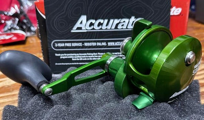 Accurate Valiant 500 Narrow 2-Speed BV2-500N Green Reel