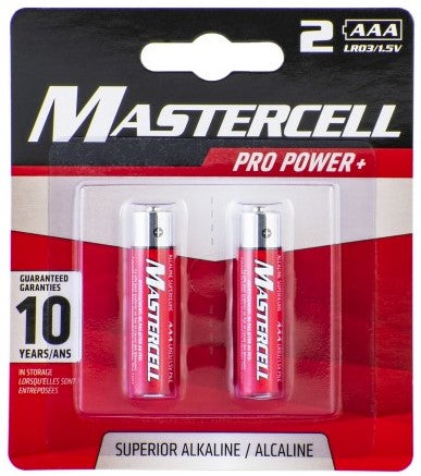 Dorcy Mastercell AAA Alkaline Batteries (2 Pack).