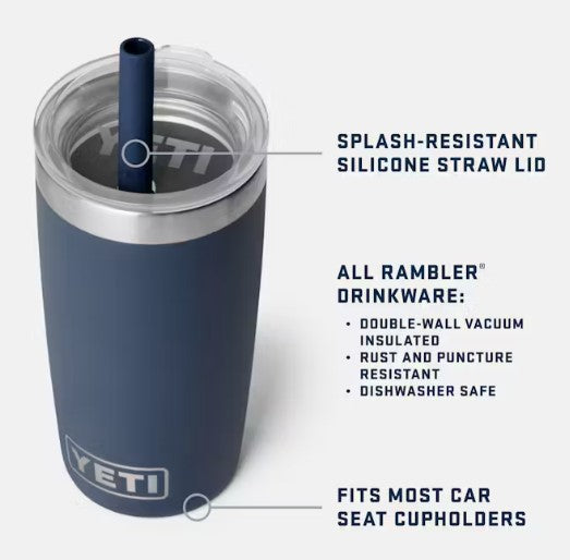 YETI Rambler JR Tumbler Straw Cup 10oz