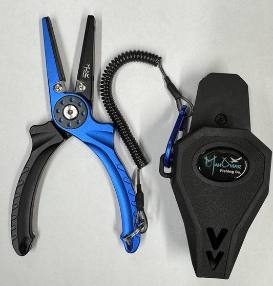 Man O War Aluminum Pliers With Sheath
