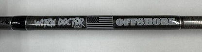 Witch Doctor CUSTWDT8C Offshore Casting Rod Fish Scale Pattern 8' 20-40lb