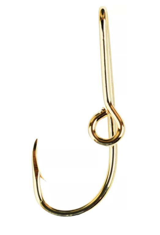 Eagle Claw Gold Hook Hat Pin / Tie Clasp.
