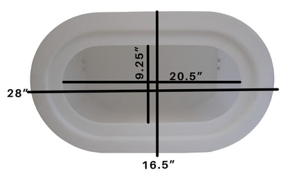 Custom Livewell Baitwell Tank Oval 26 Gallon