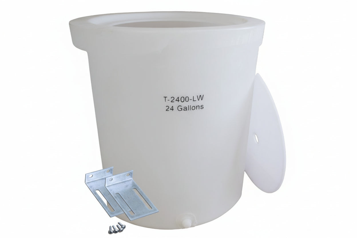 Custom Baitwell Livewell Tank Circle Round 24 Gallon