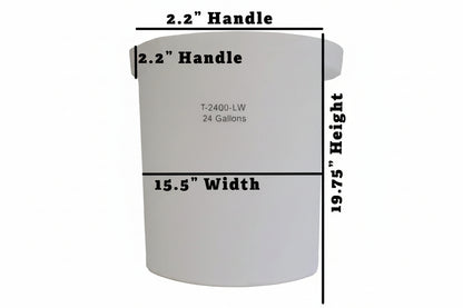 Custom Baitwell Livewell Tank Circle Round 24 Gallon