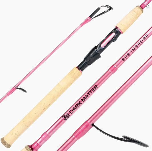 Dark Matter SPSIS70MF-PK SPS Pink Inshore Spinning Rods 7' 8-17lb.