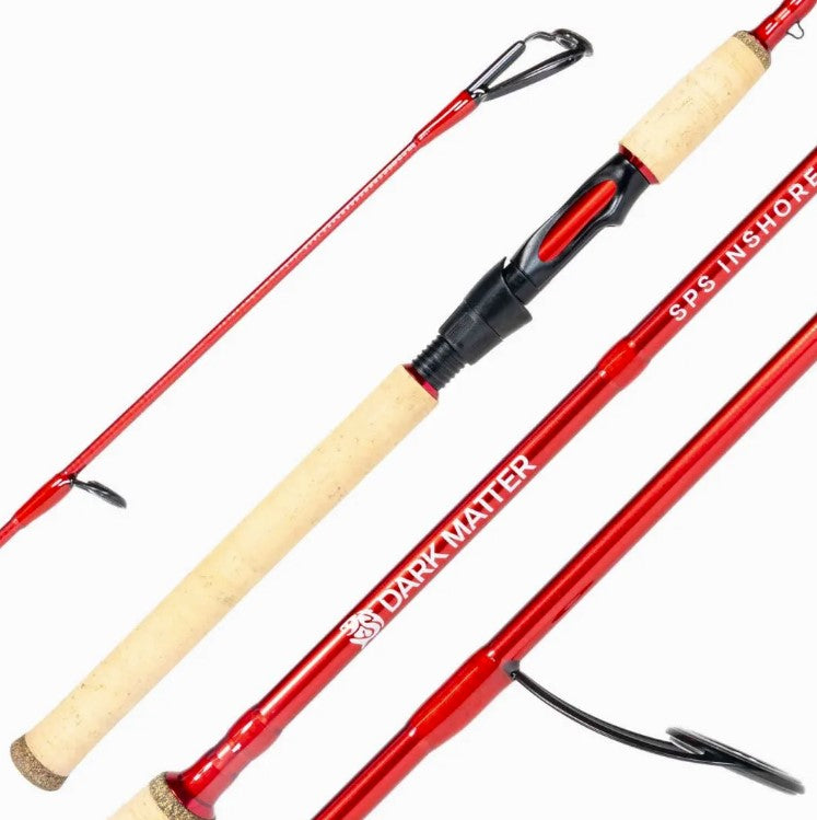 Dark Matter SPSIS70MF-RD SPS Red Inshore Spinning Rods 7' 8-17lb