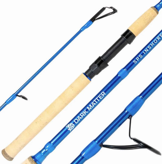 Dark Matter SPSIS70MHF-BL SPS Blue Inshore Spinning Rods 7' 10-20lb