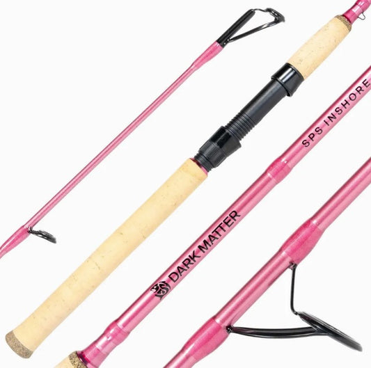 Dark Matter SPSIS70MHF-PK SPS Pink Inshore Spinning Rods 7' 10-20lb